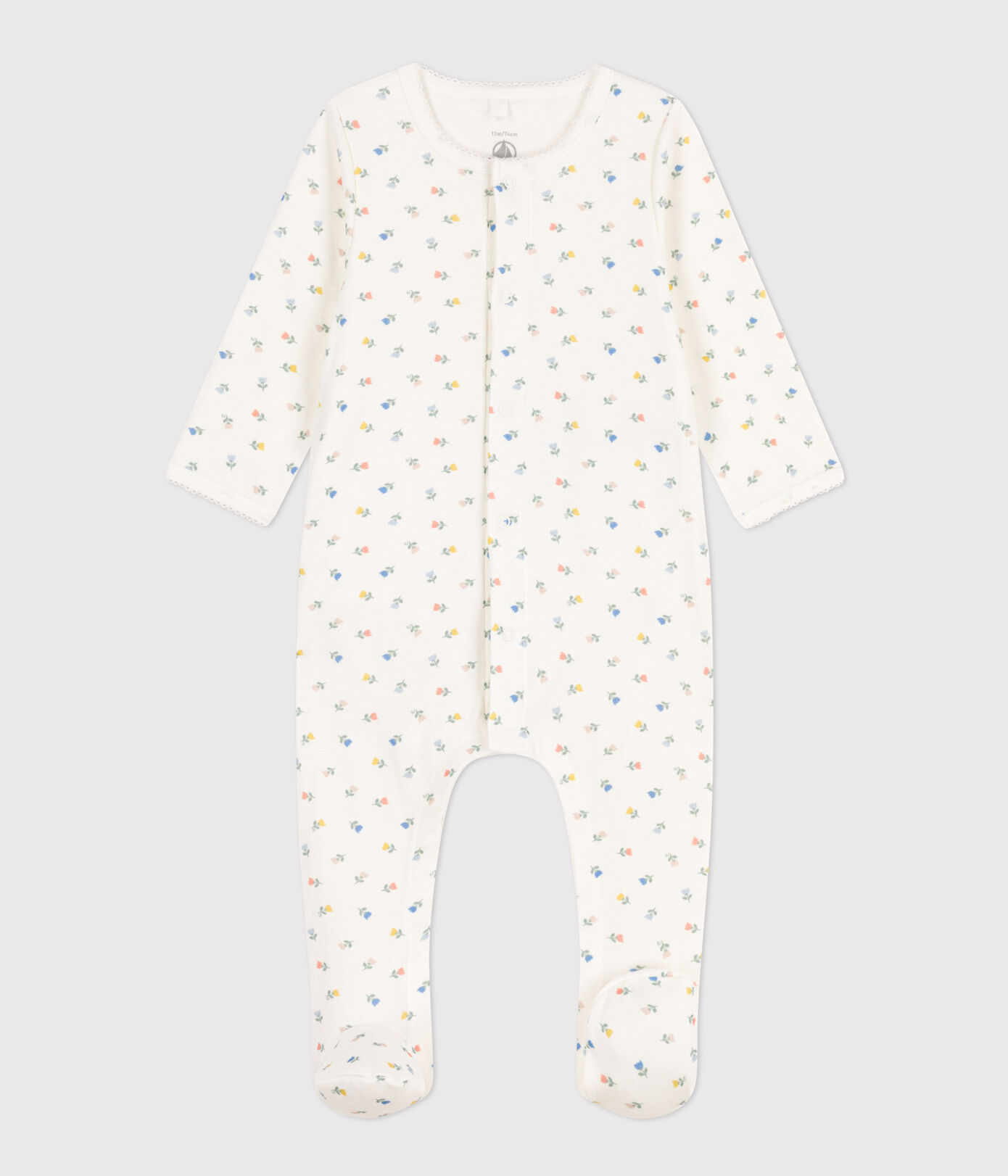 Bodyjama fleurs en coton