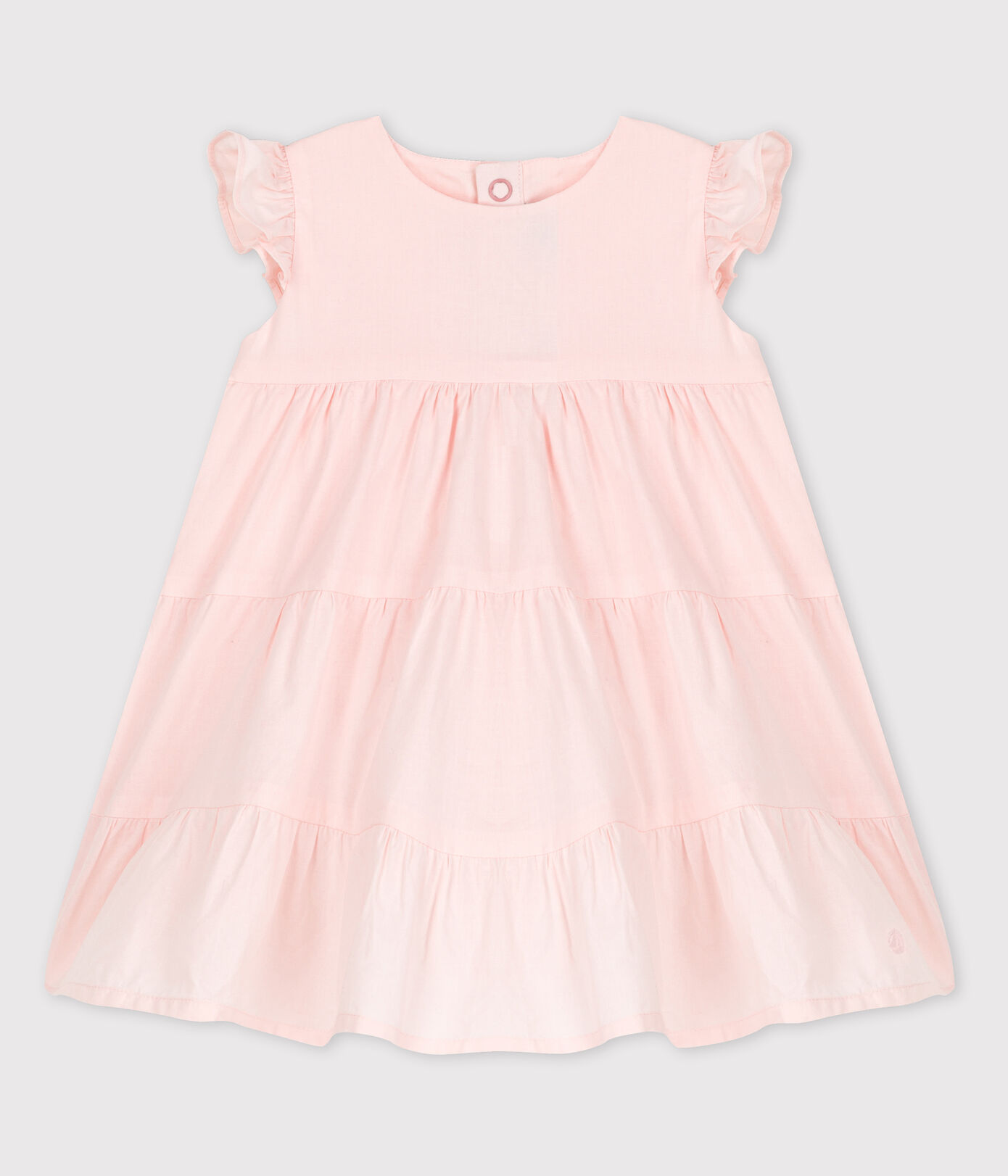 Robe sans manches bébé en popeline