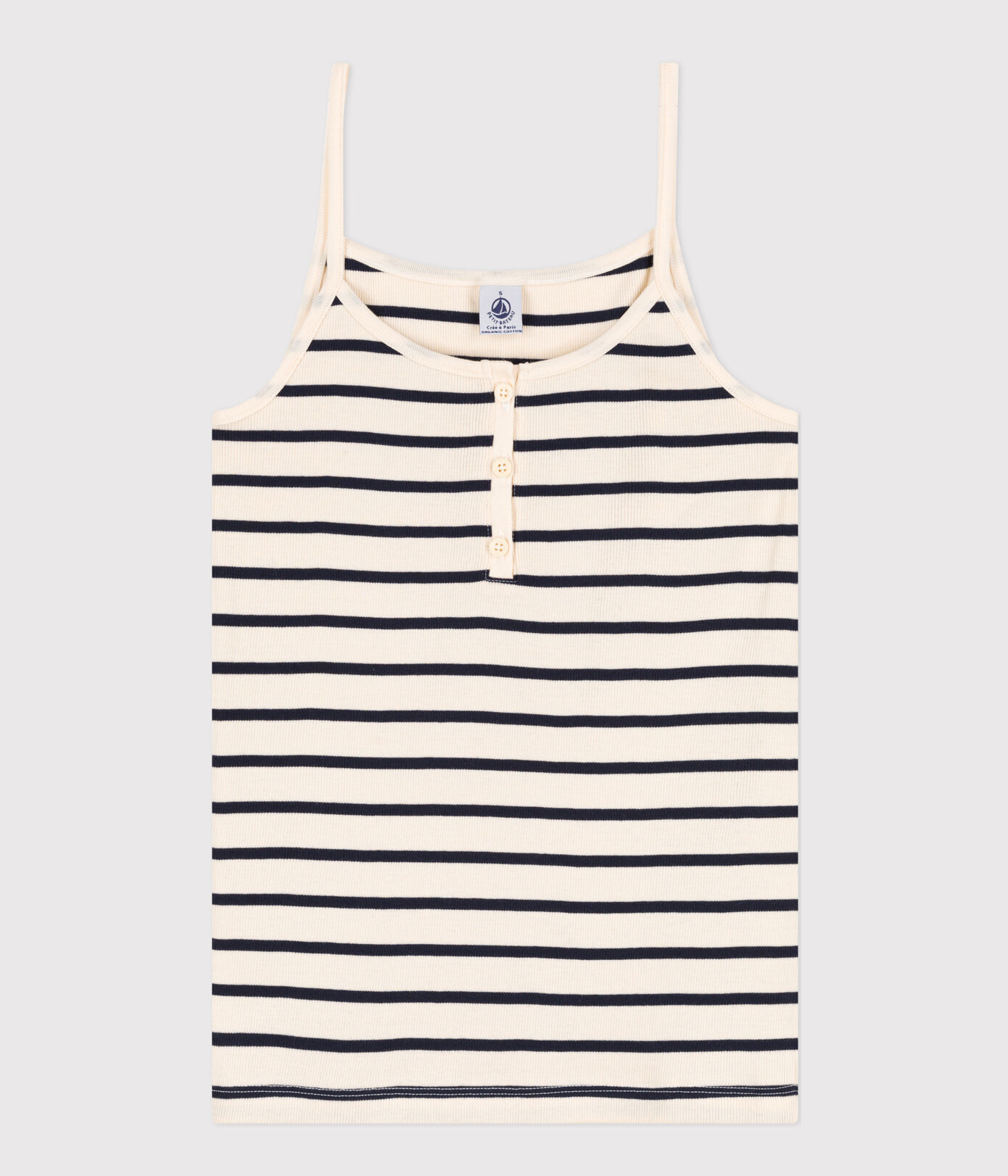 Chemise à bretelles en coton Femme