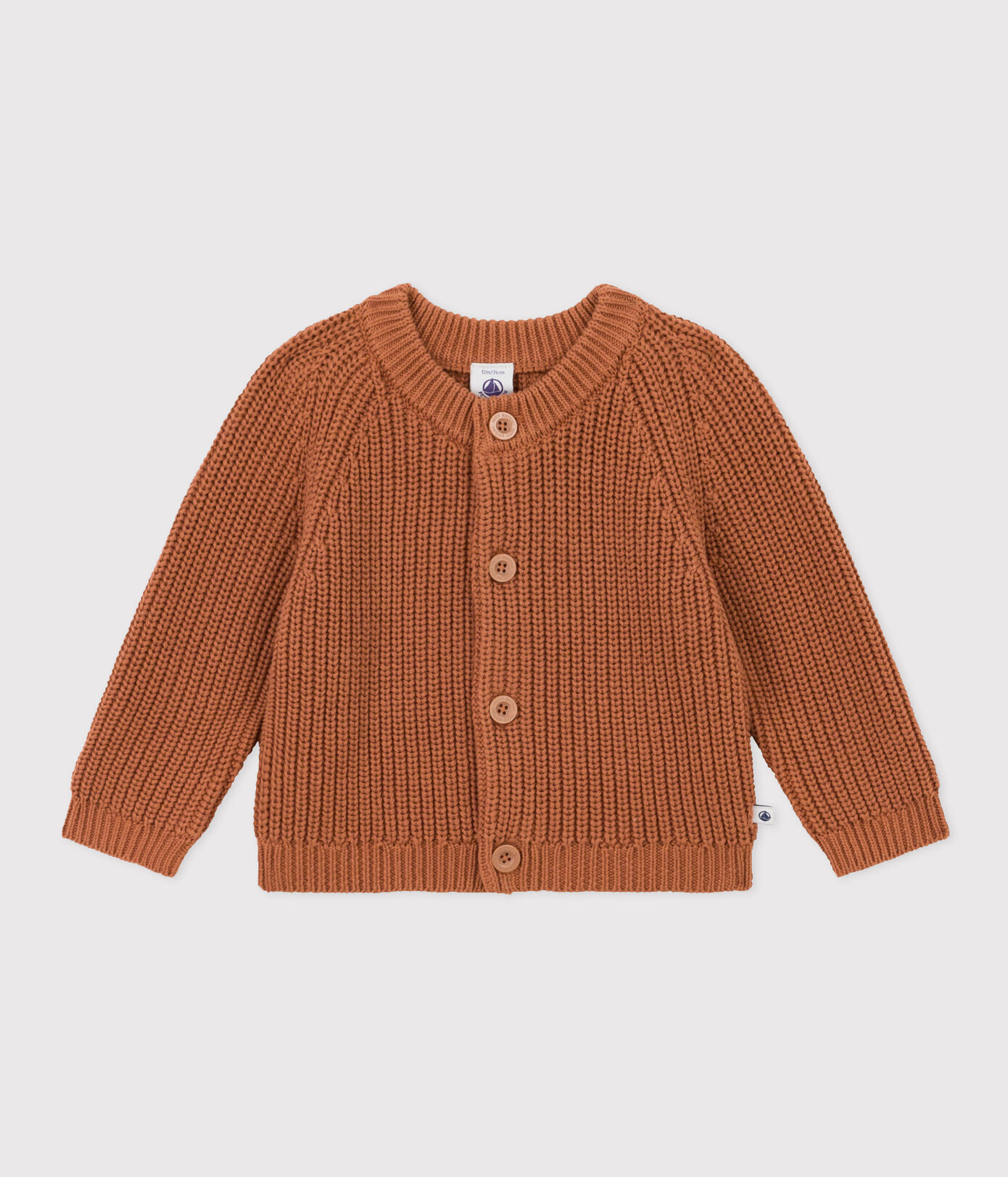 Cardigan en tricot de coton bébé