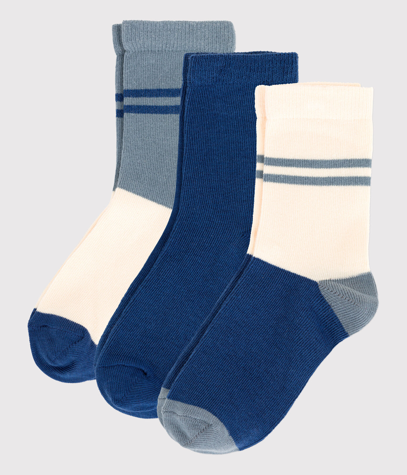 Lot de 3 paires de chaussettes enfant garon-fille