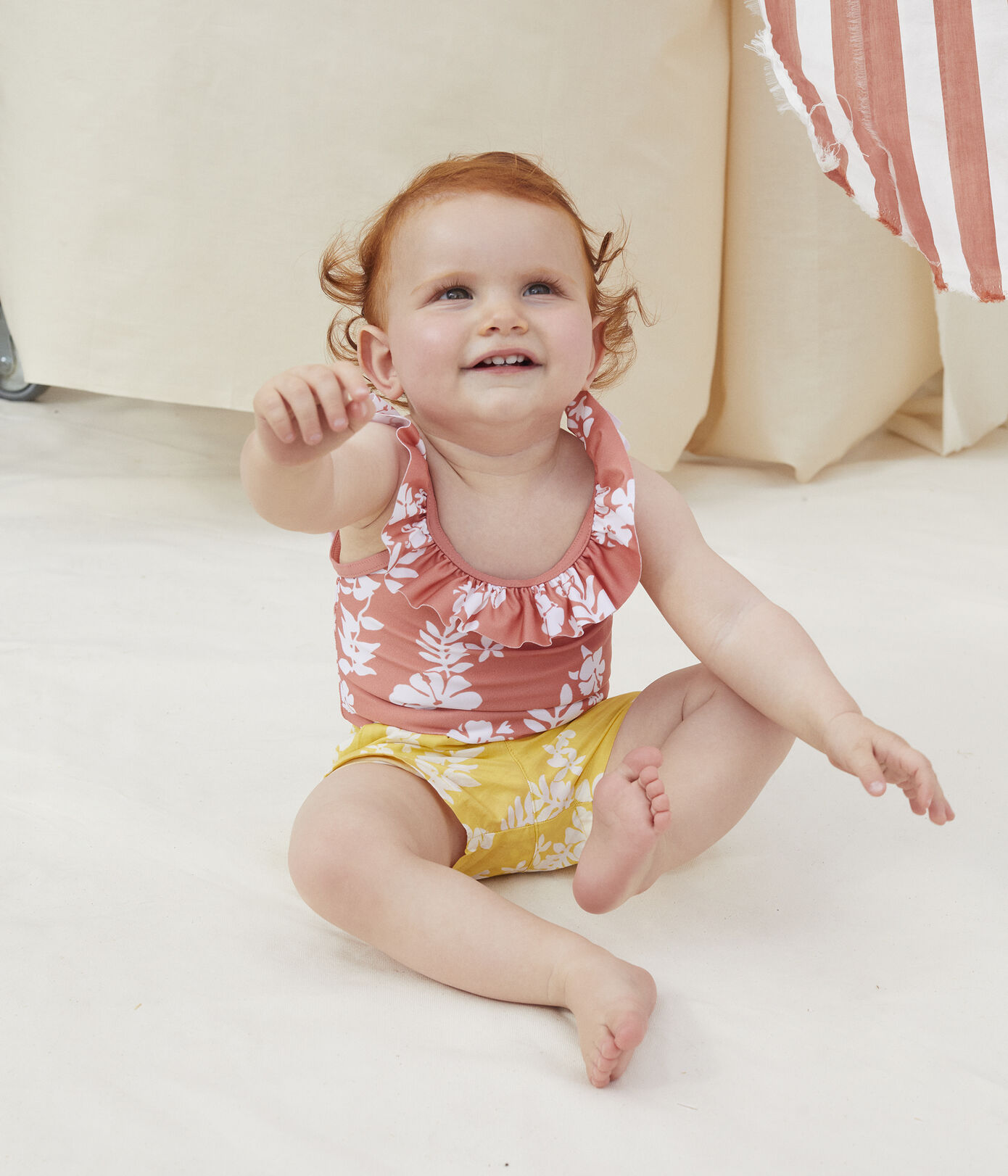 Maillot de bain 1 pièce en matière recyclée bébé