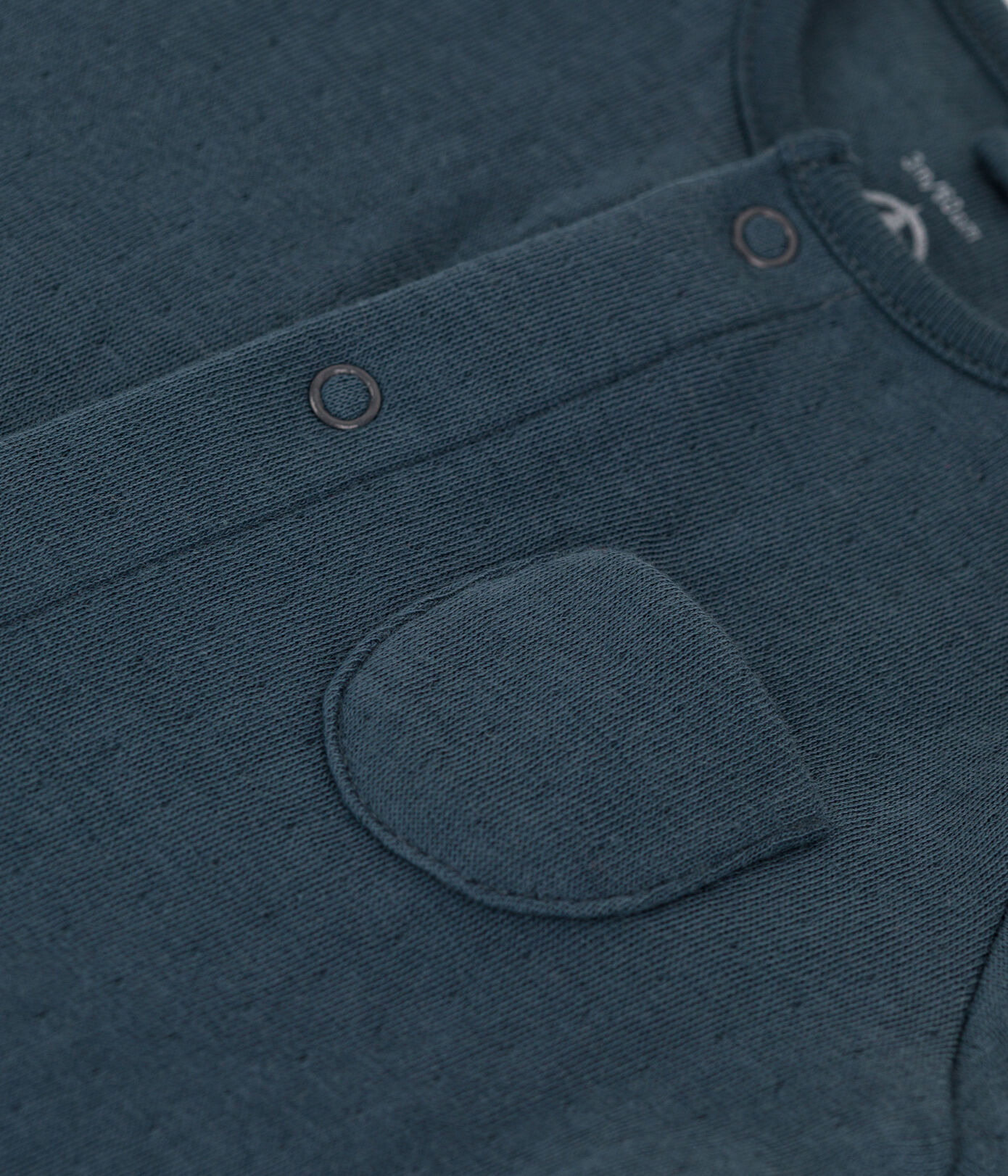 Combinaison longue unie en tubique bio bébé