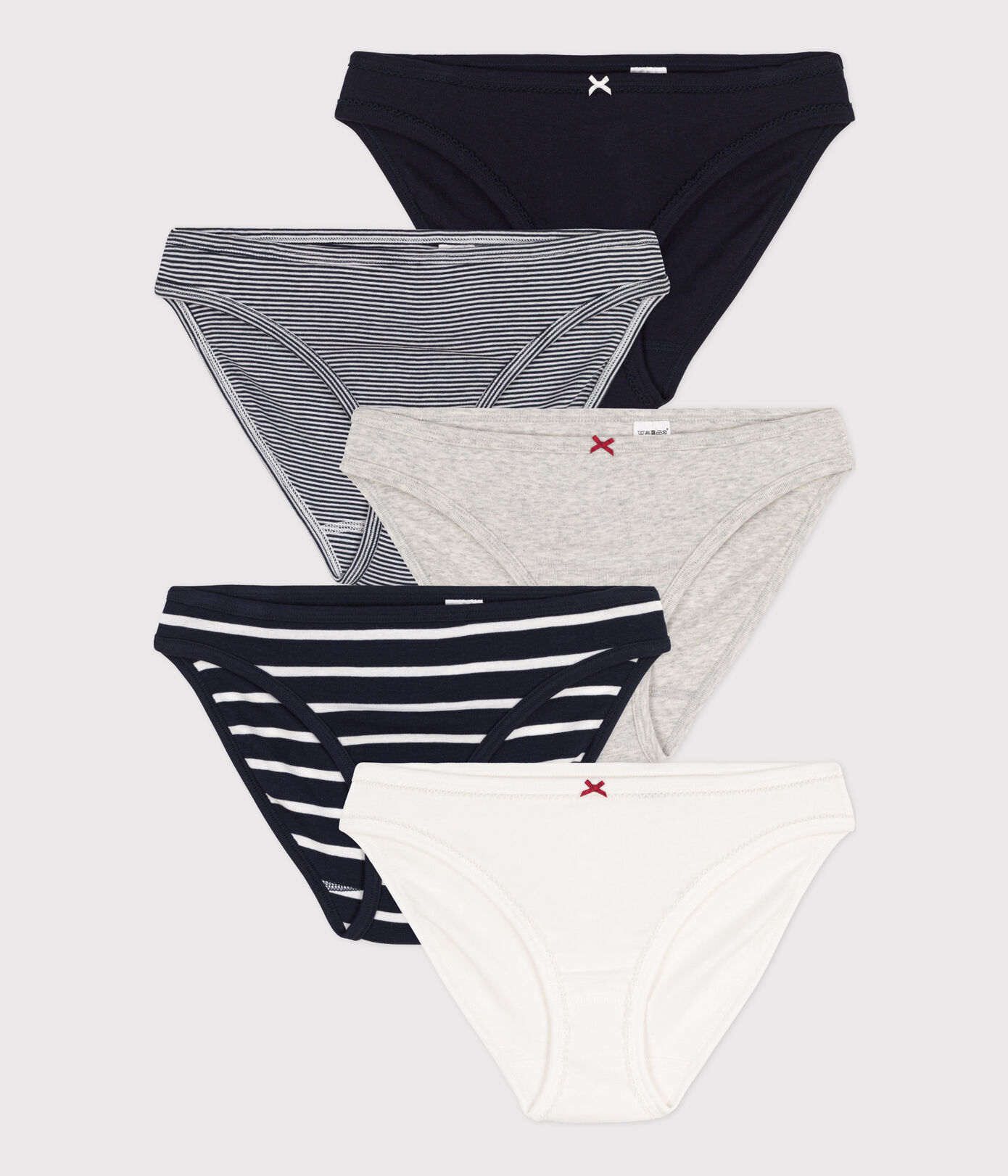 Lot 5 culottes en coton Femme