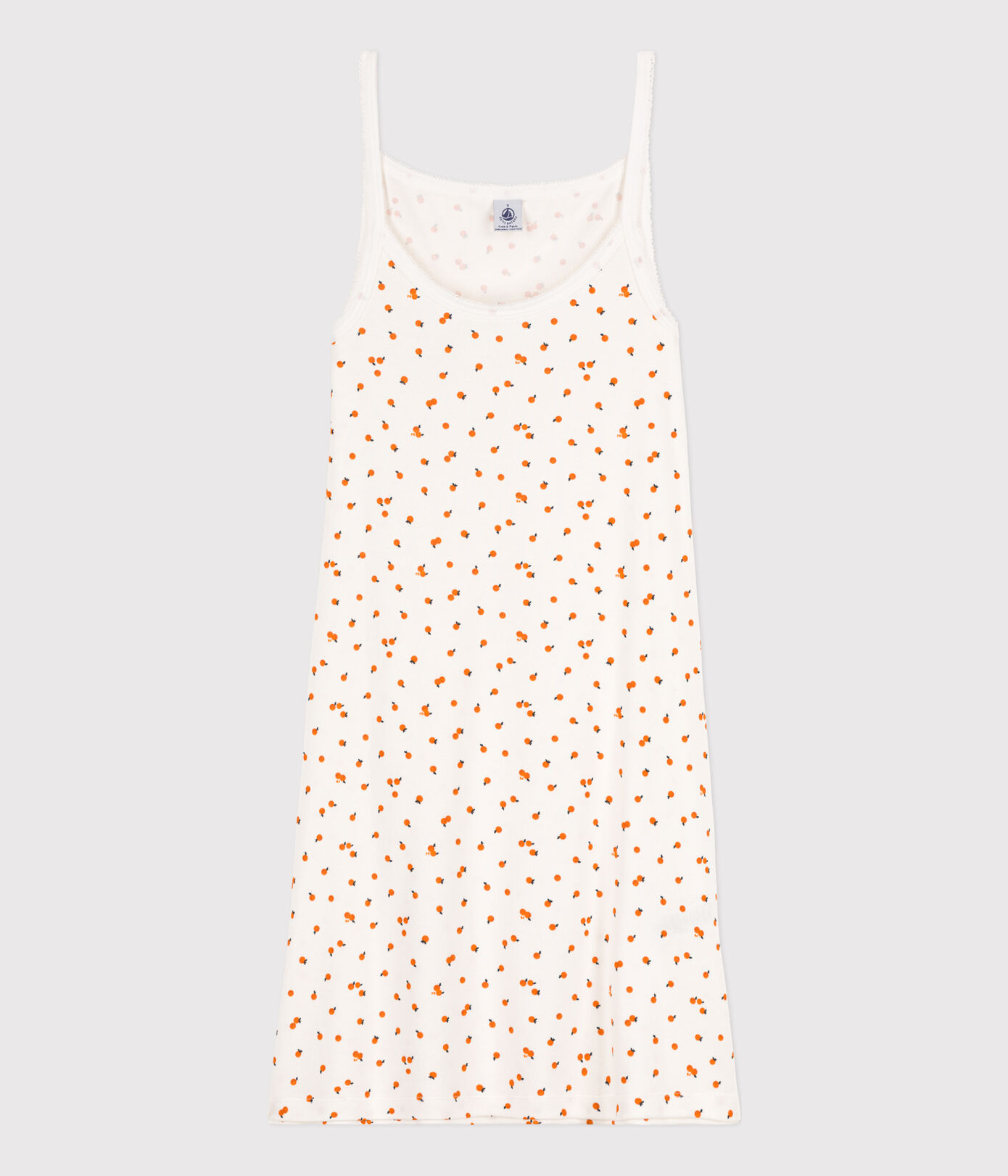 Nuisette orangettes en coton femme