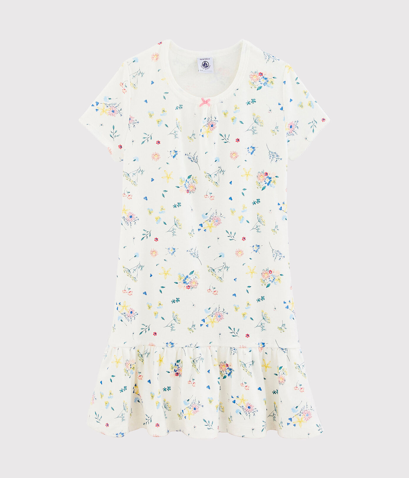 Chemise de nuit petite fille avec diadème