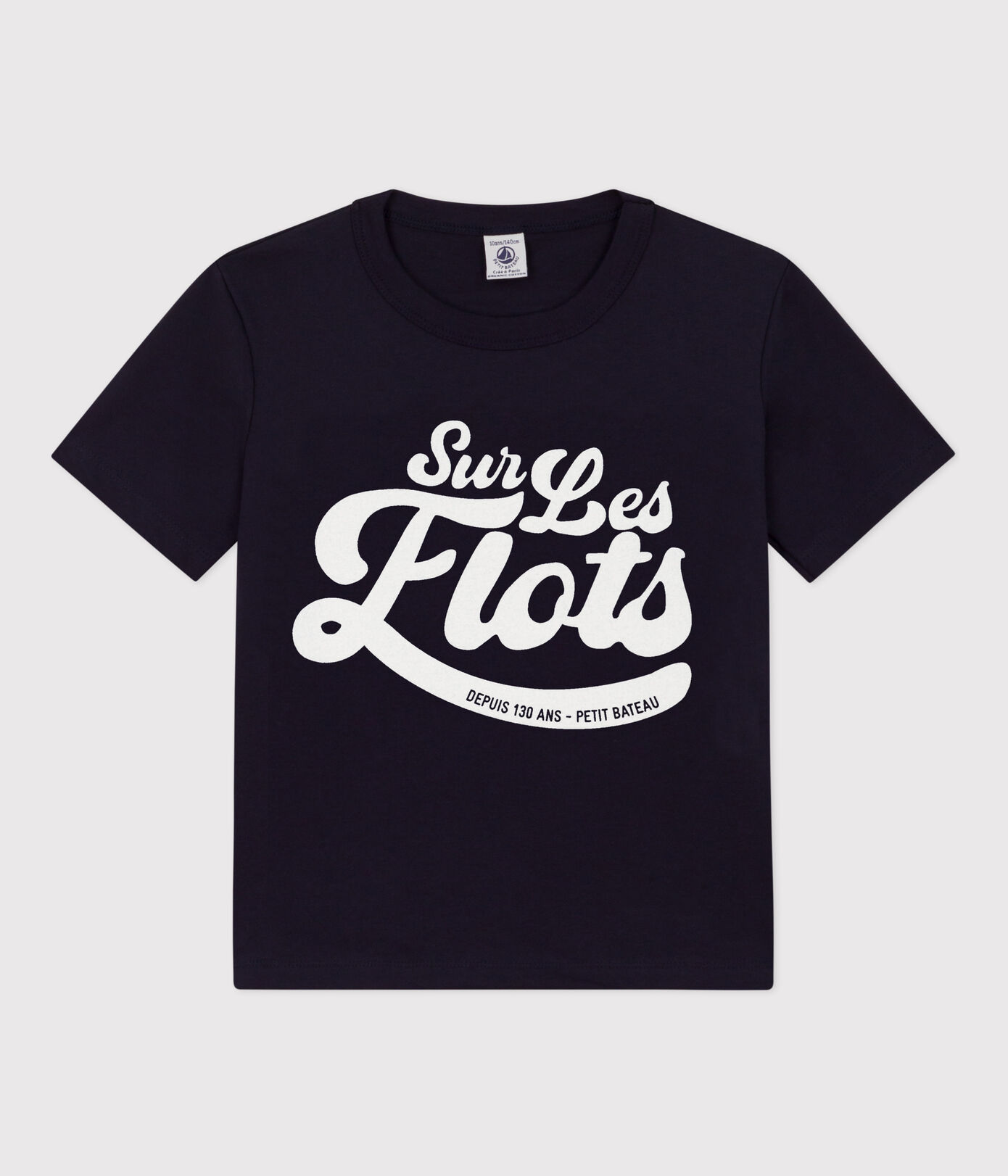 Tee-shirt manches courtes en coton enfant garon