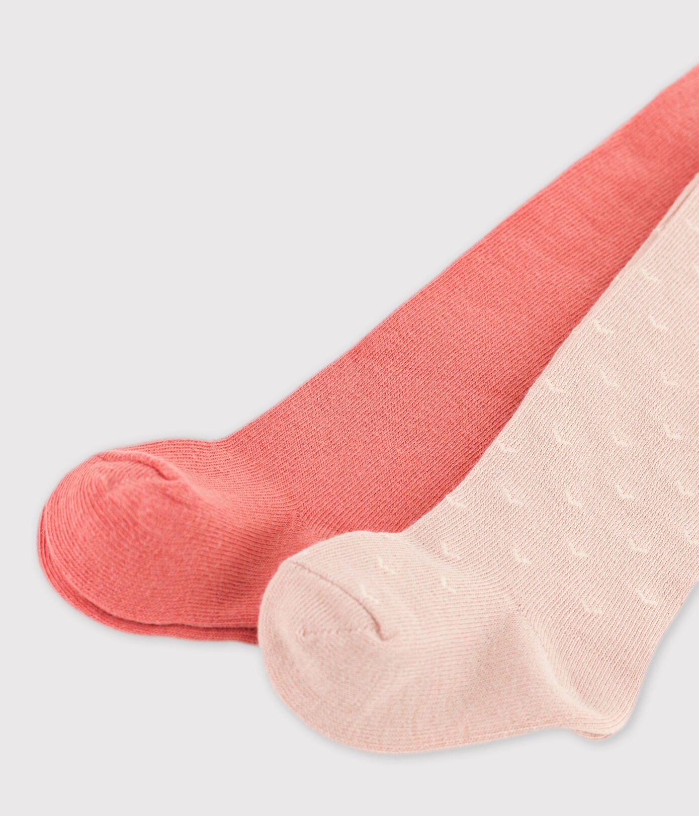 Lot de 2 paires de collants bébé en jersey