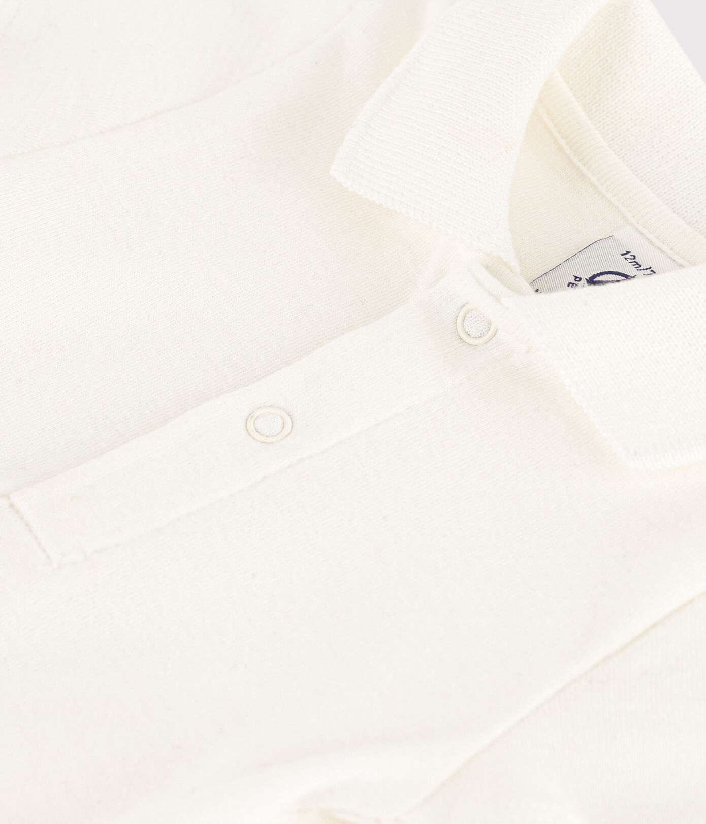 Body manches courtes bébé col polo en coton