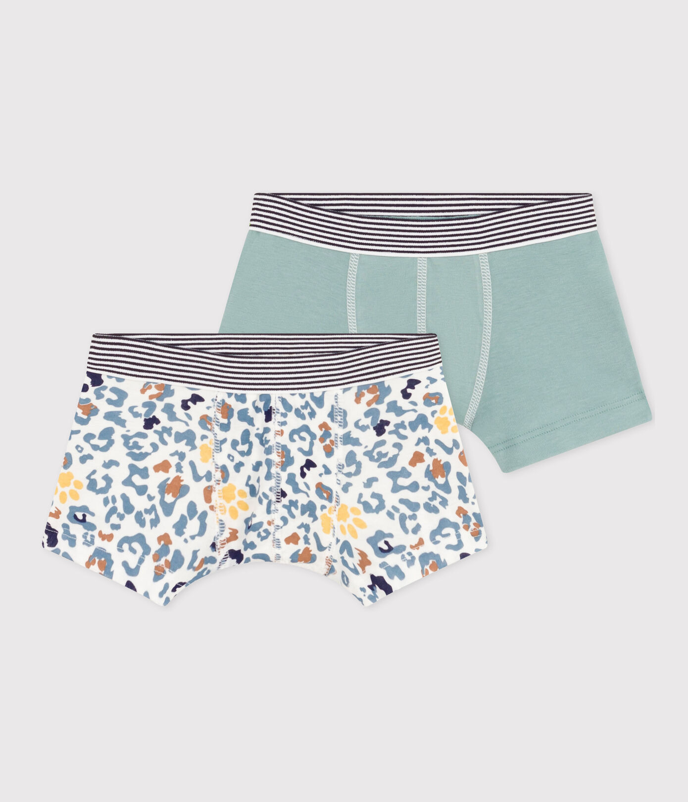 Lot de 2 boxers en coton petit garon