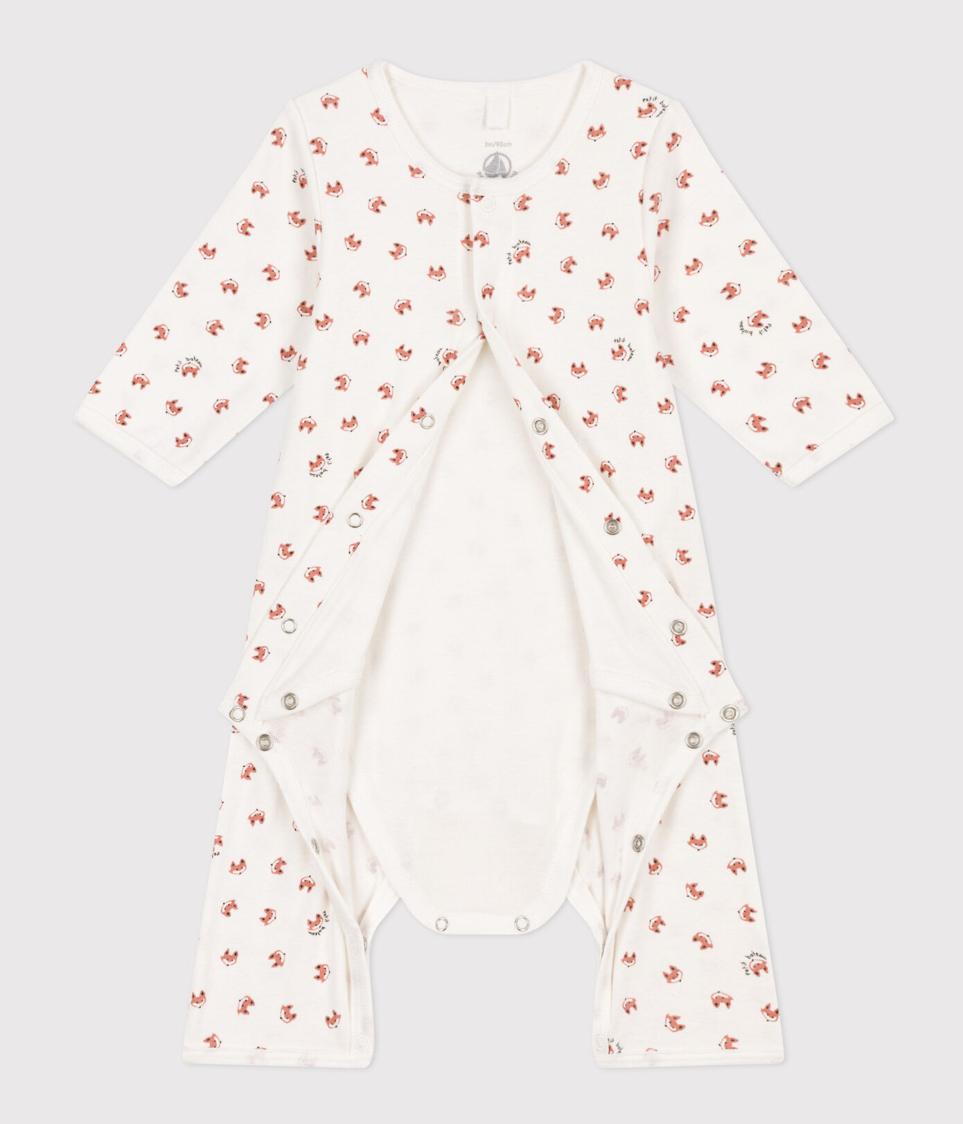 Bodyjama sans pieds bébé en coton