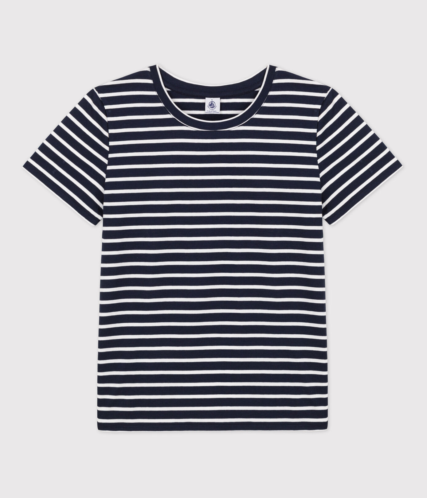 Tee-shirt LE DROIT col rond en coton Femme