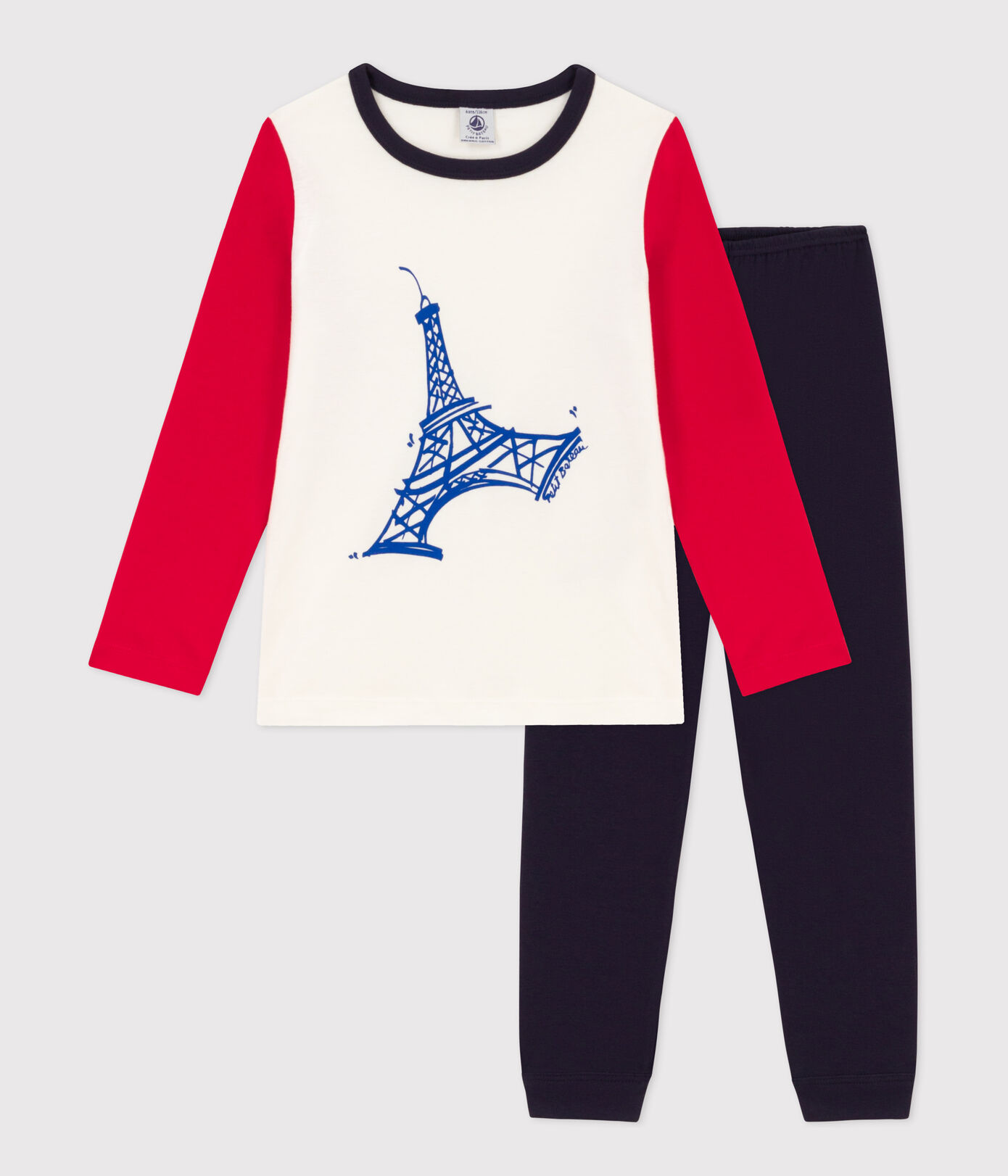 Pyjama Tour Eiffel en coton petite fille/petit garon