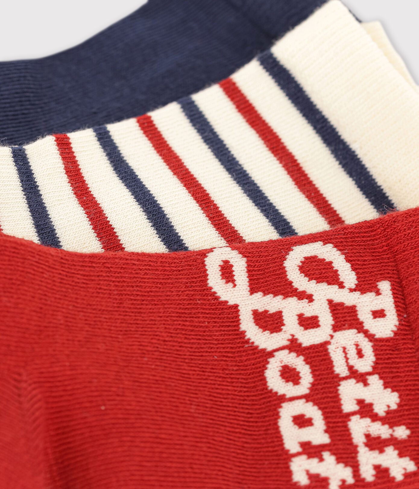 Lot de 3 paires de chaussettes enfant garon-fille