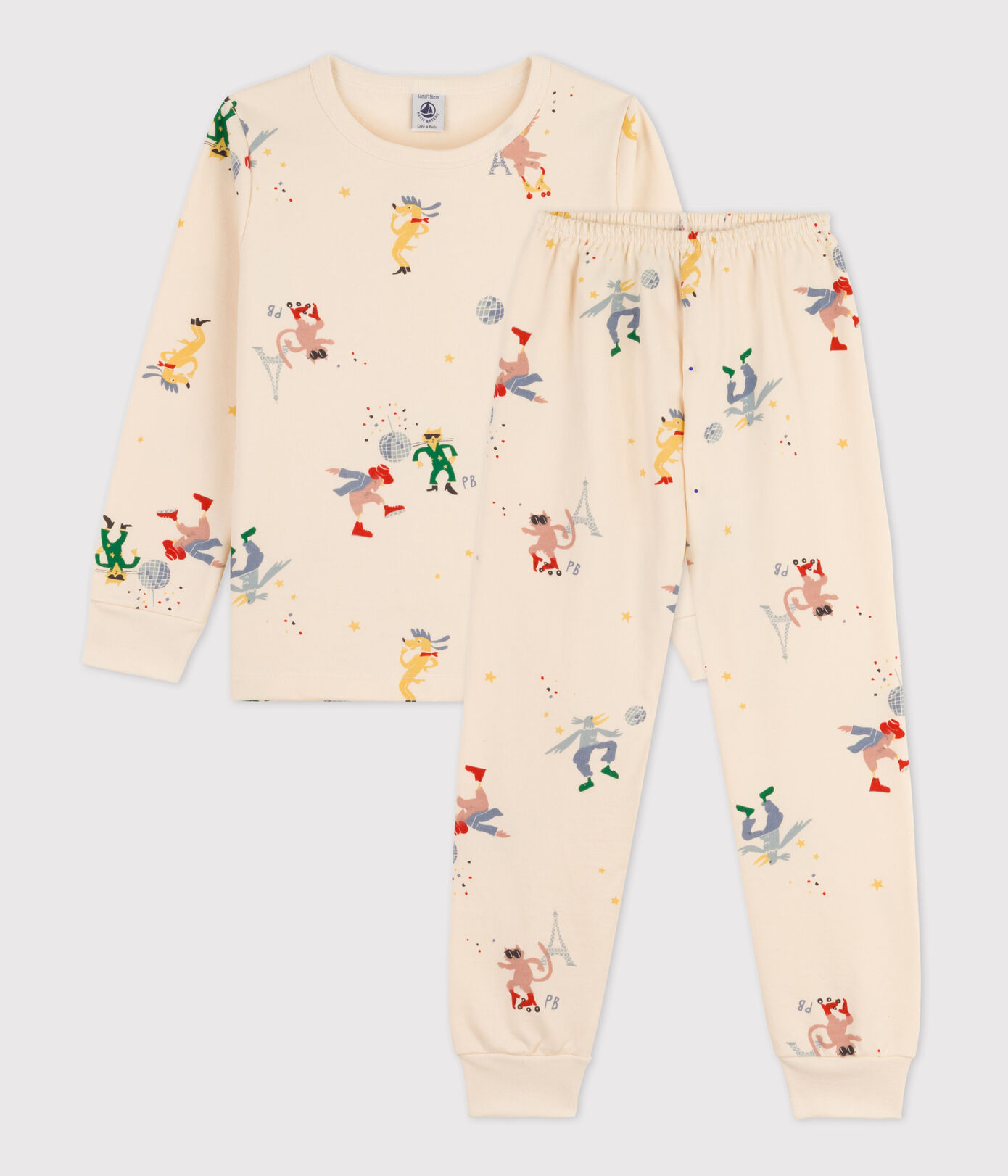 Pyjama phosphorescent petite fille/petit garon en molleton