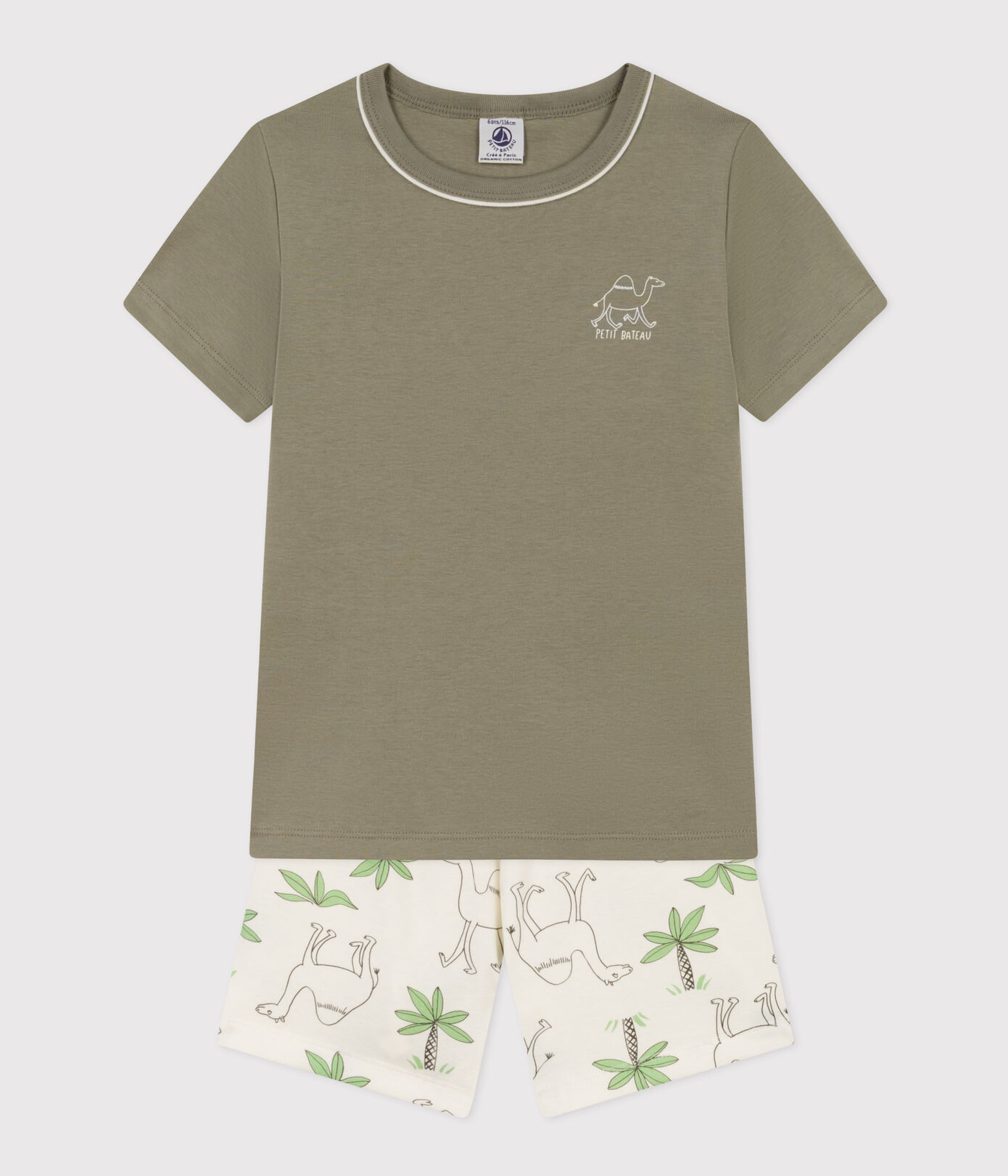 Pyjacourt dromadaires en coton petit garon