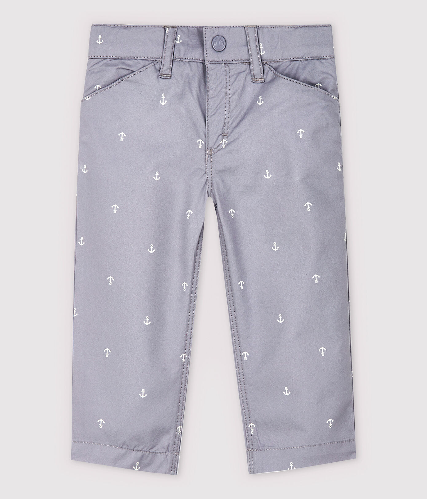 Pantalon en twill en brodé bébé garon