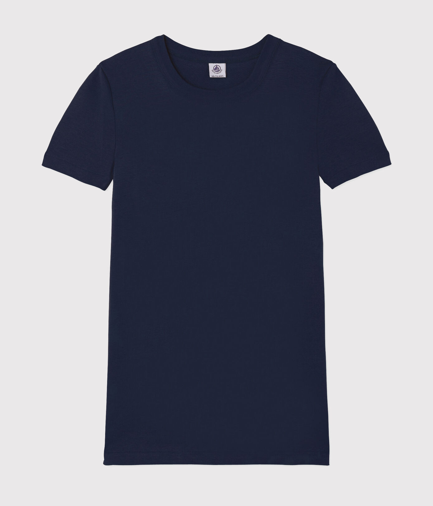 T-shirt col rond iconique en coton Femme