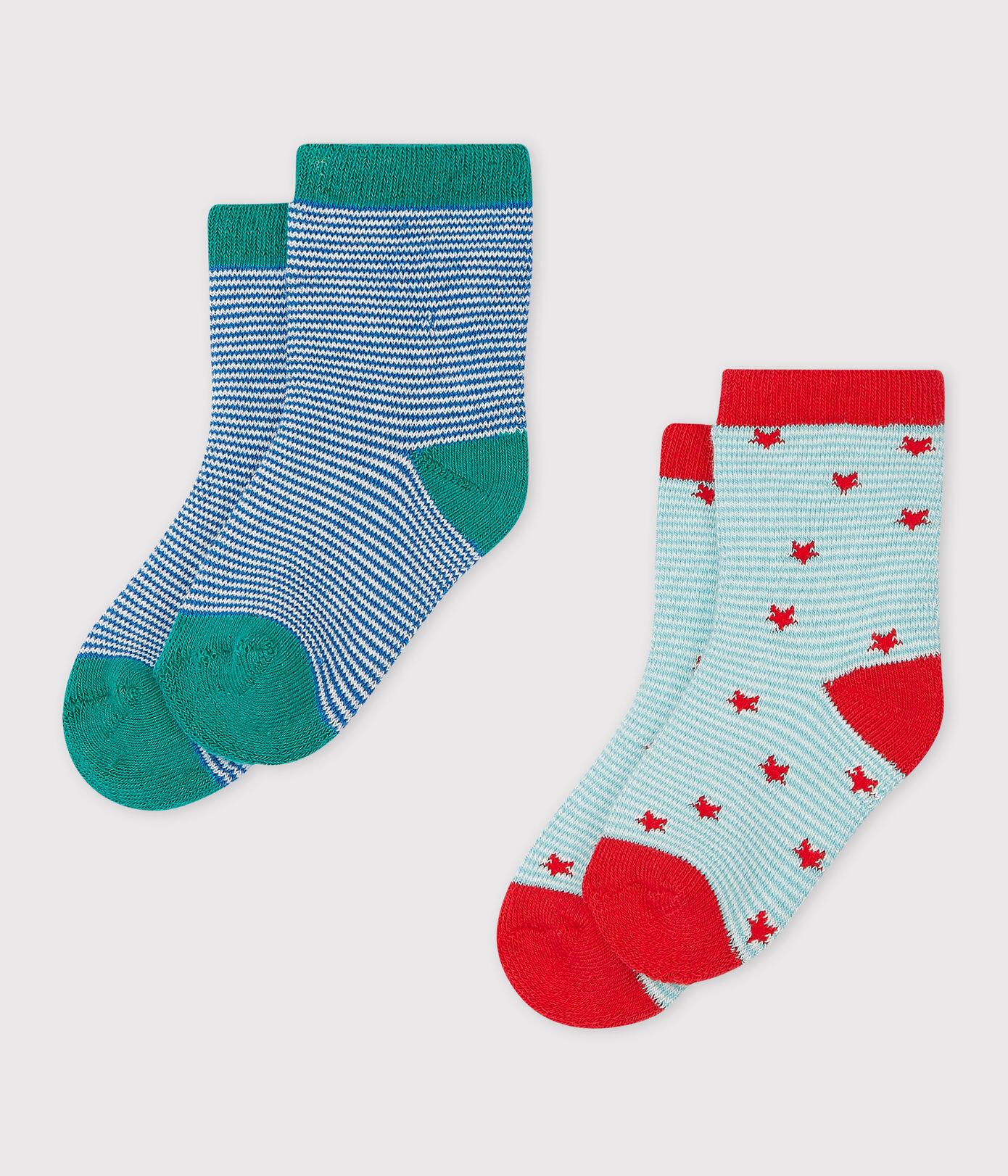 Lot de 2 paires de chaussettes bébé