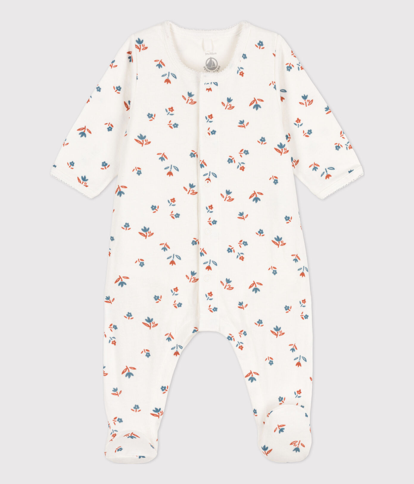 Bodyjama fleur bébé en tubique