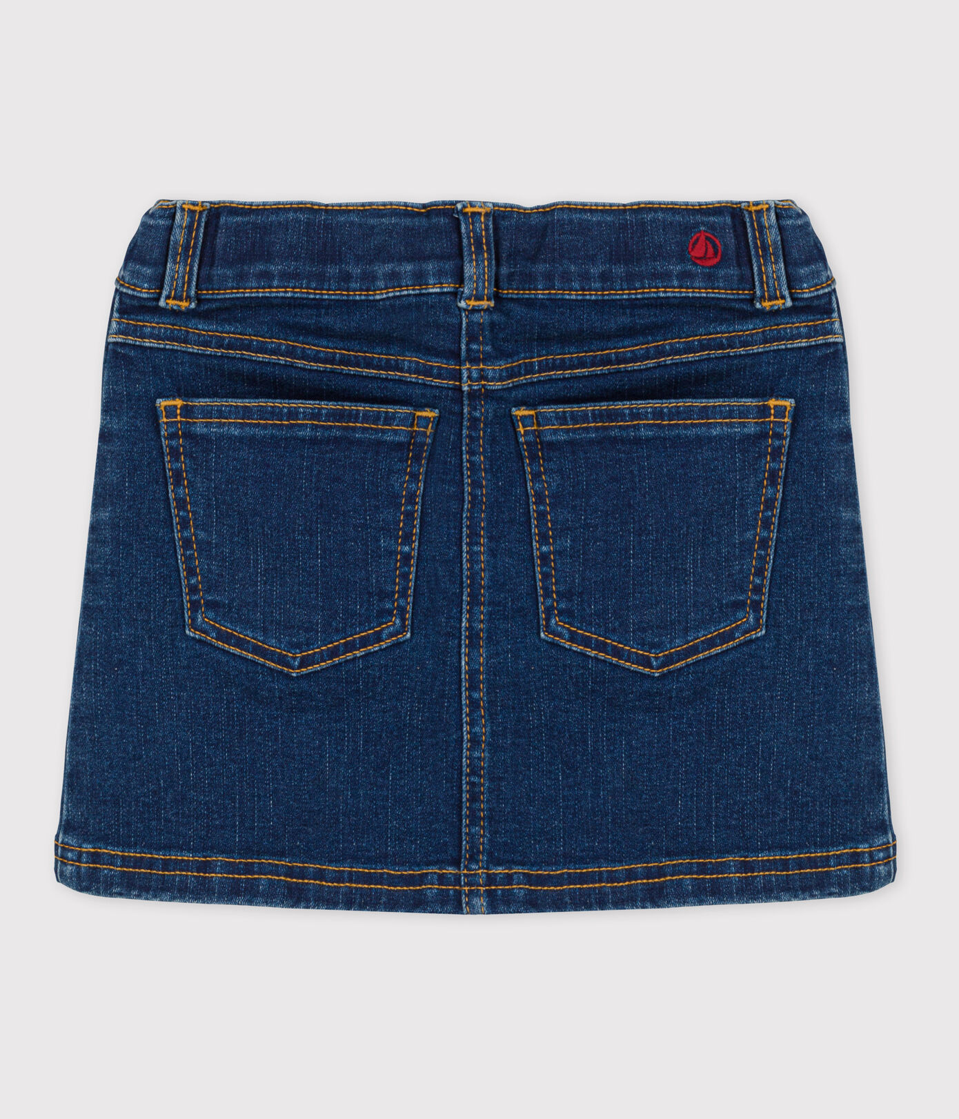 Jupe droite en denim enfant fille