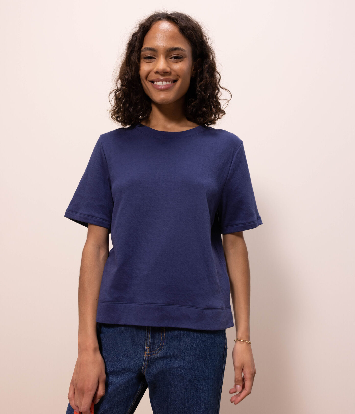 T-shirt LE BOXY en coton Femme