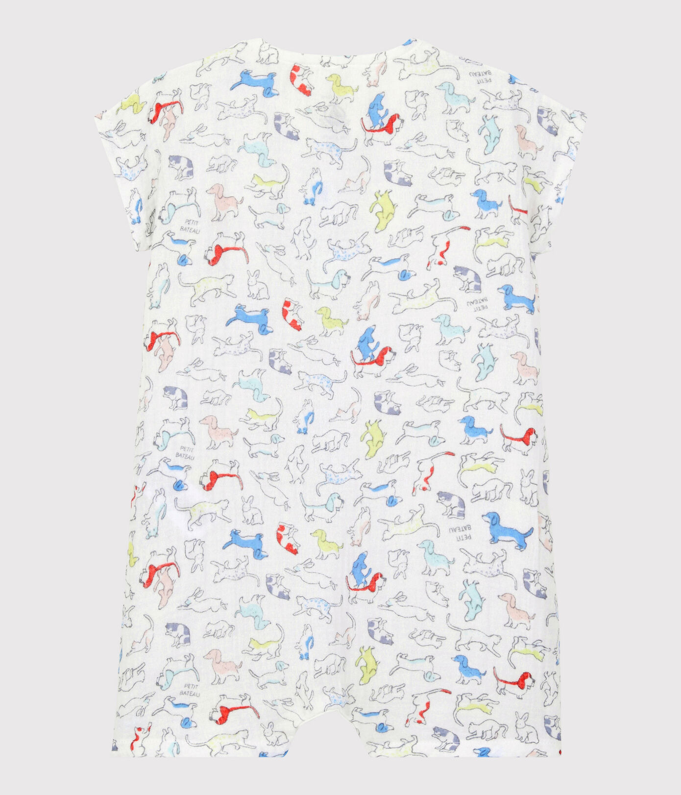 Combicourt chiots colorés bébé en tissu couche en coton biologique