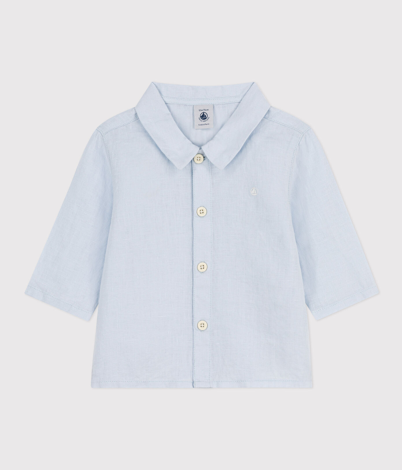 Chemise bébé en lin