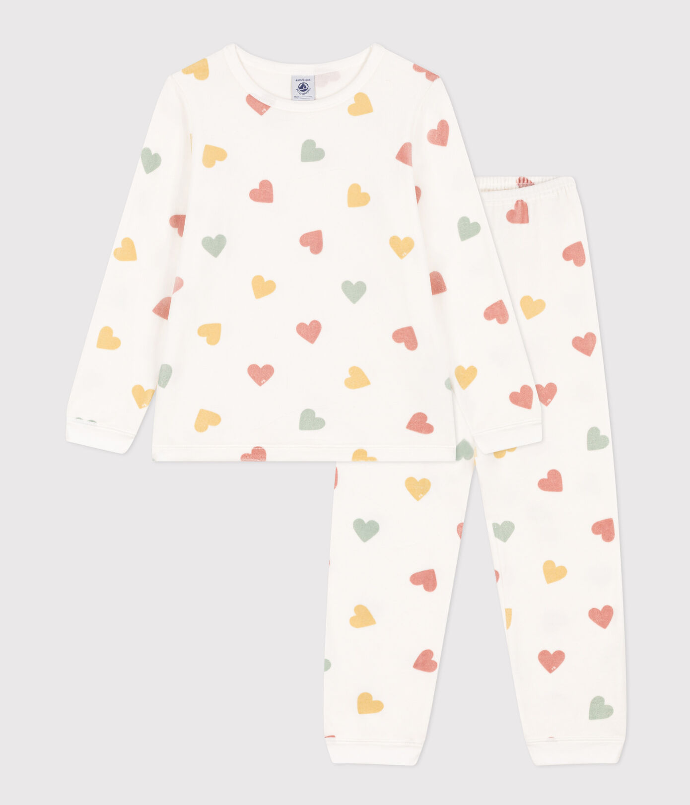Pyjama cur petite fille en velours
