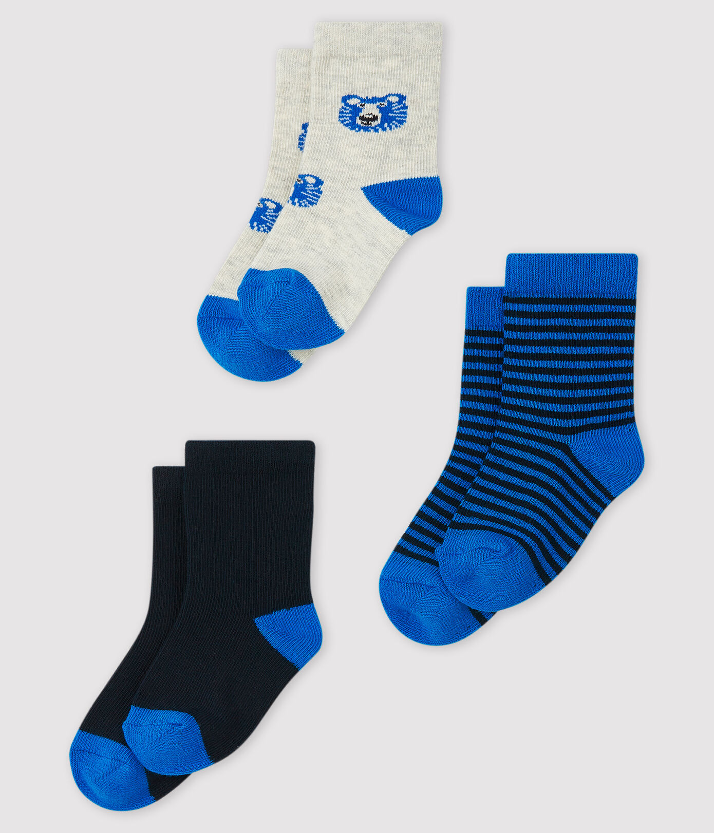 Lot de 3 paires de chaussettes bébé