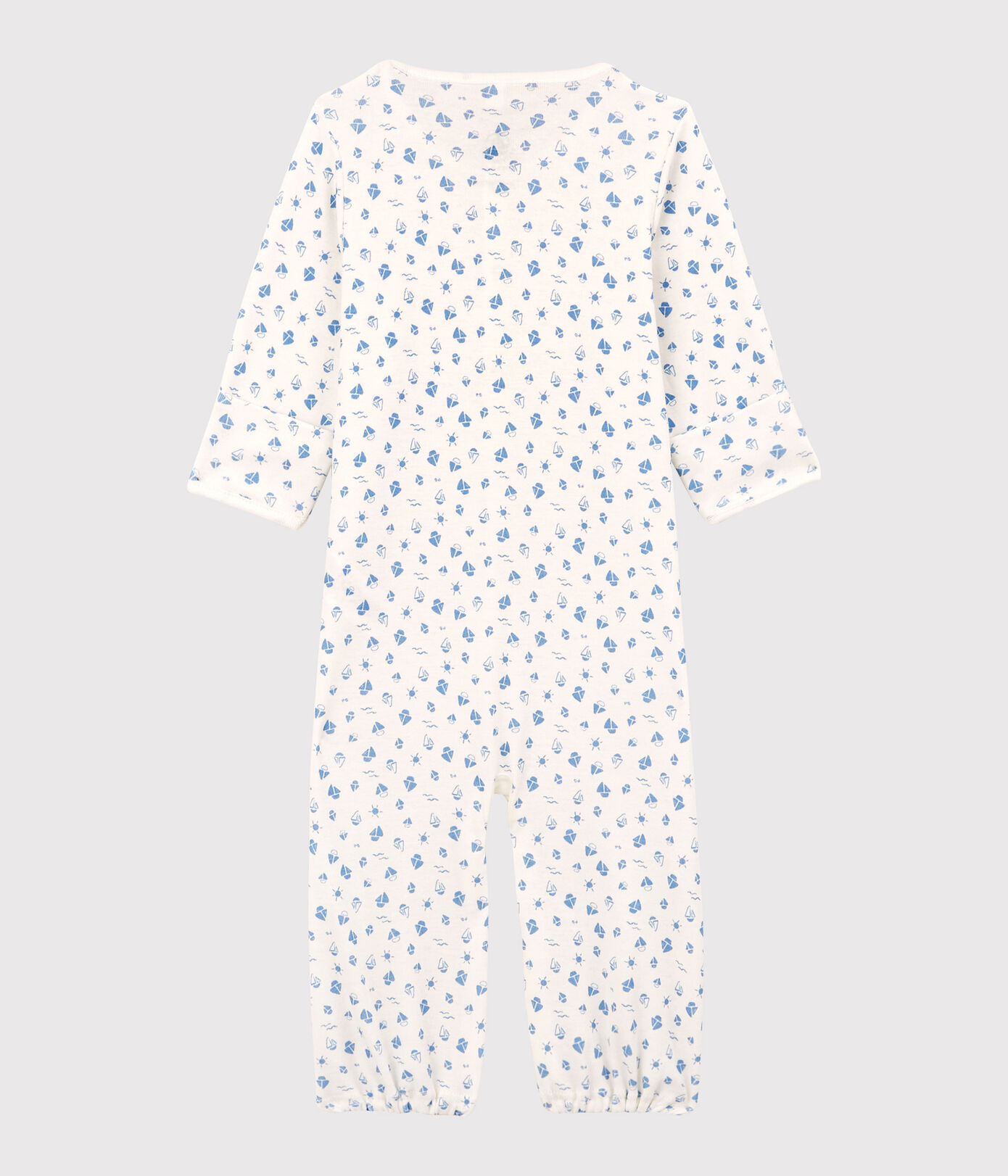 Combisac cerises bébé en coton biologique