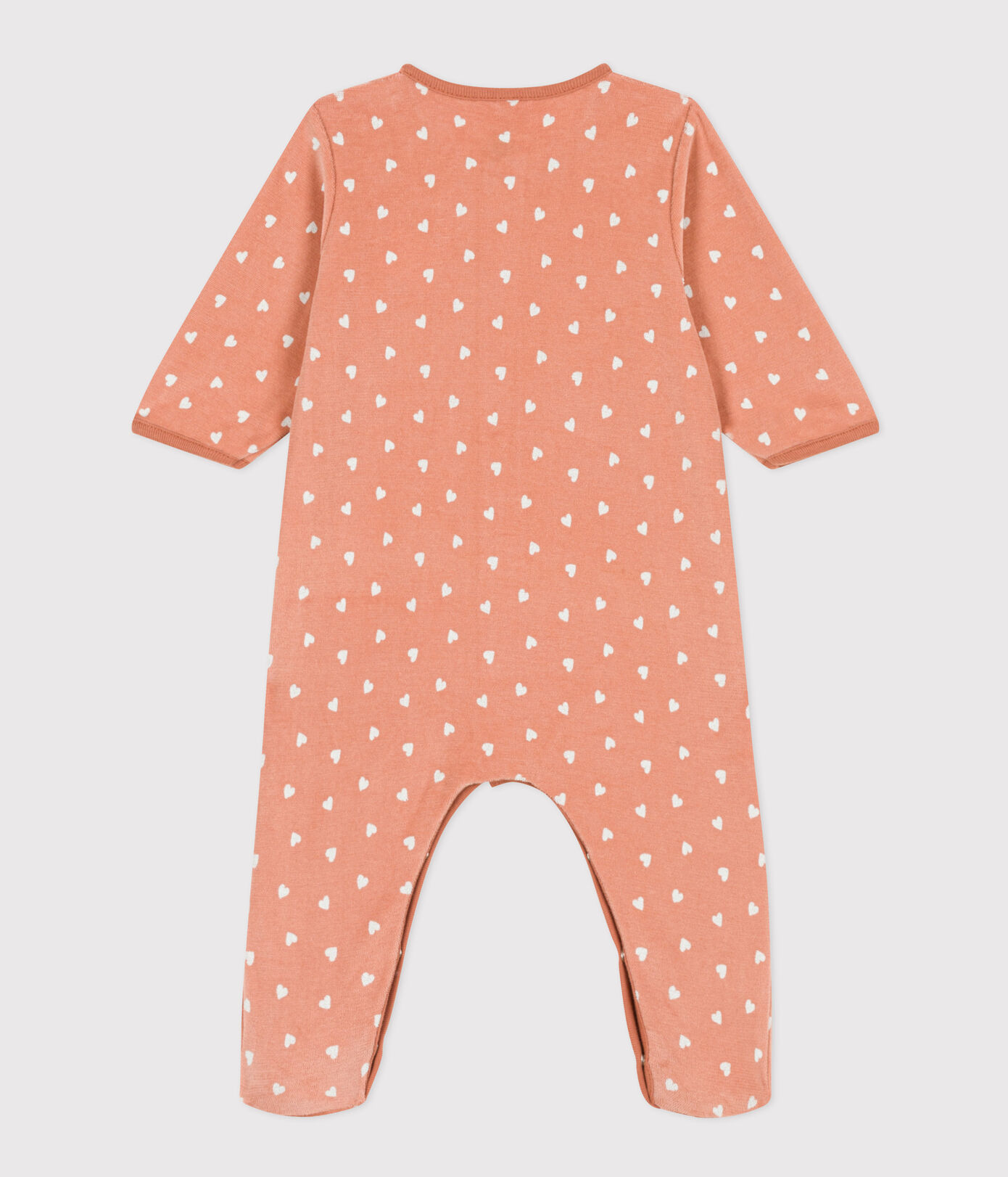 Pyjama bébé imprimé en velours