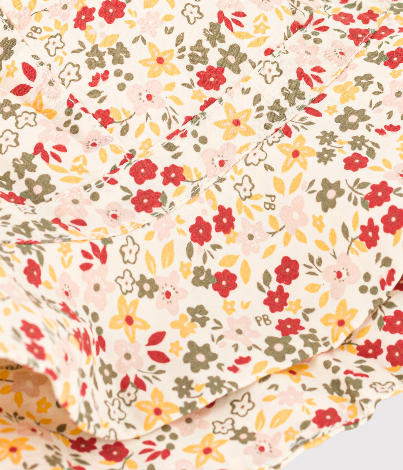 Capeline fleurs bébé