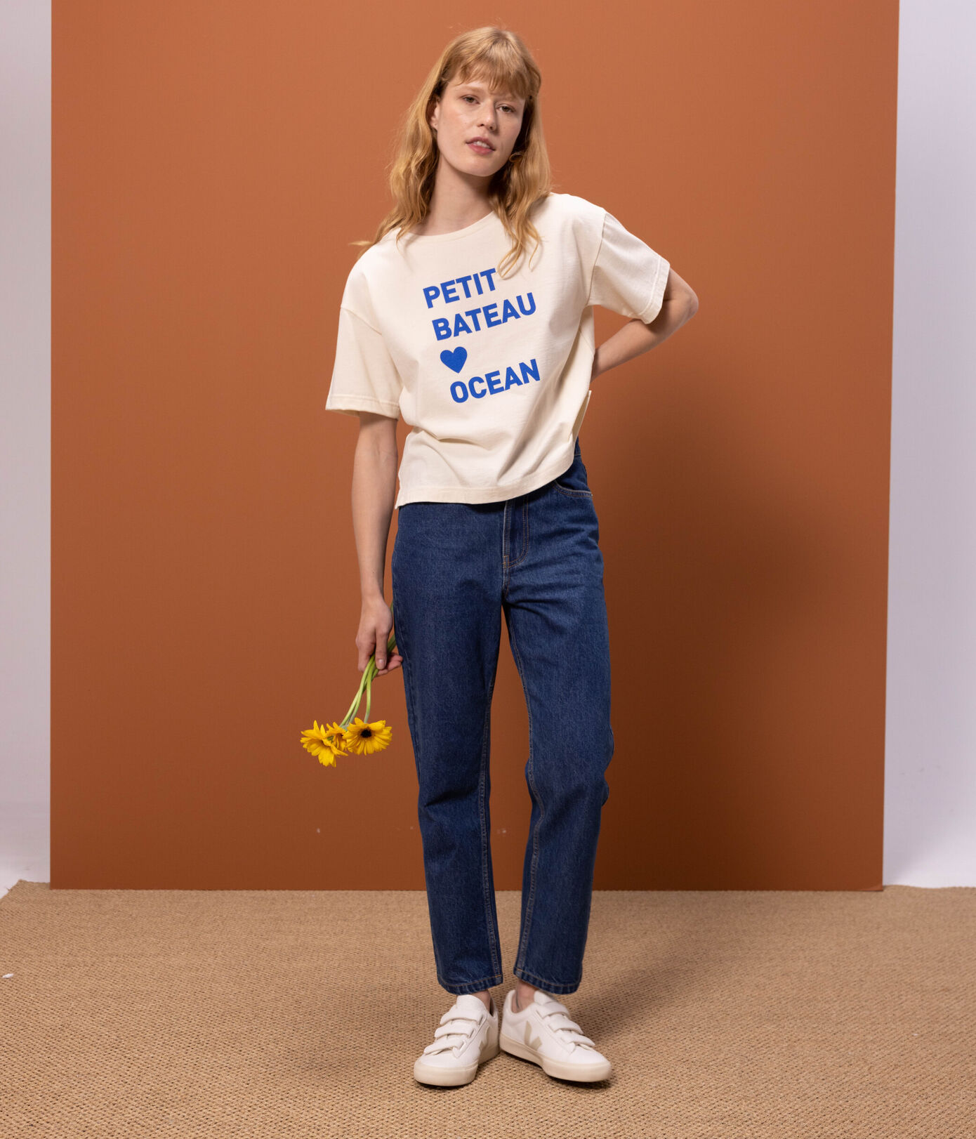 T-shirt LE BOXY large en coton Femme