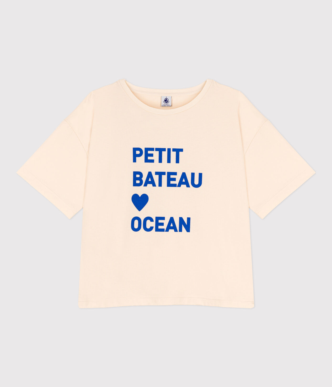 T-shirt LE BOXY large en coton Femme