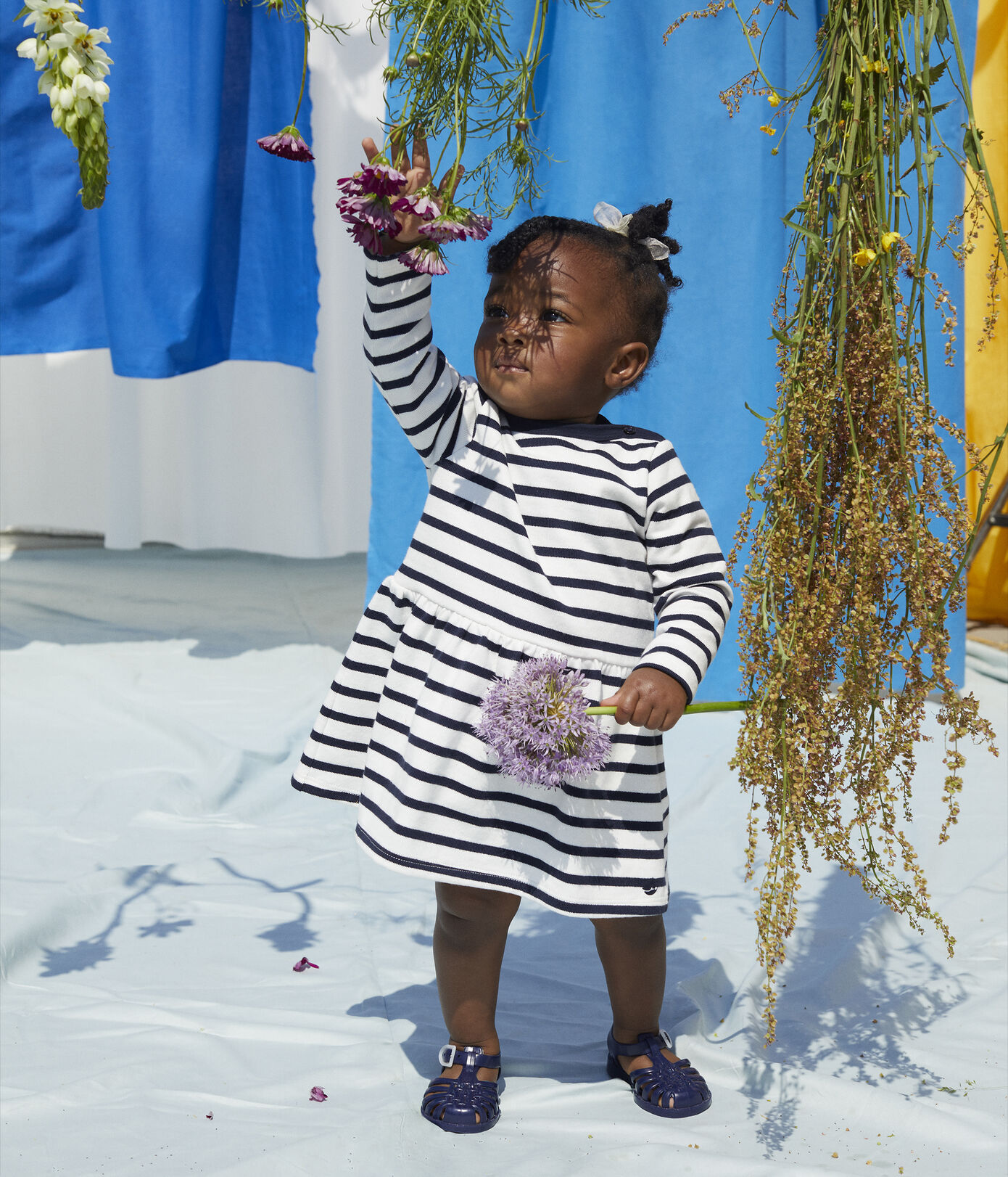 Robe manches longues iconique en jersey épais bio bébé