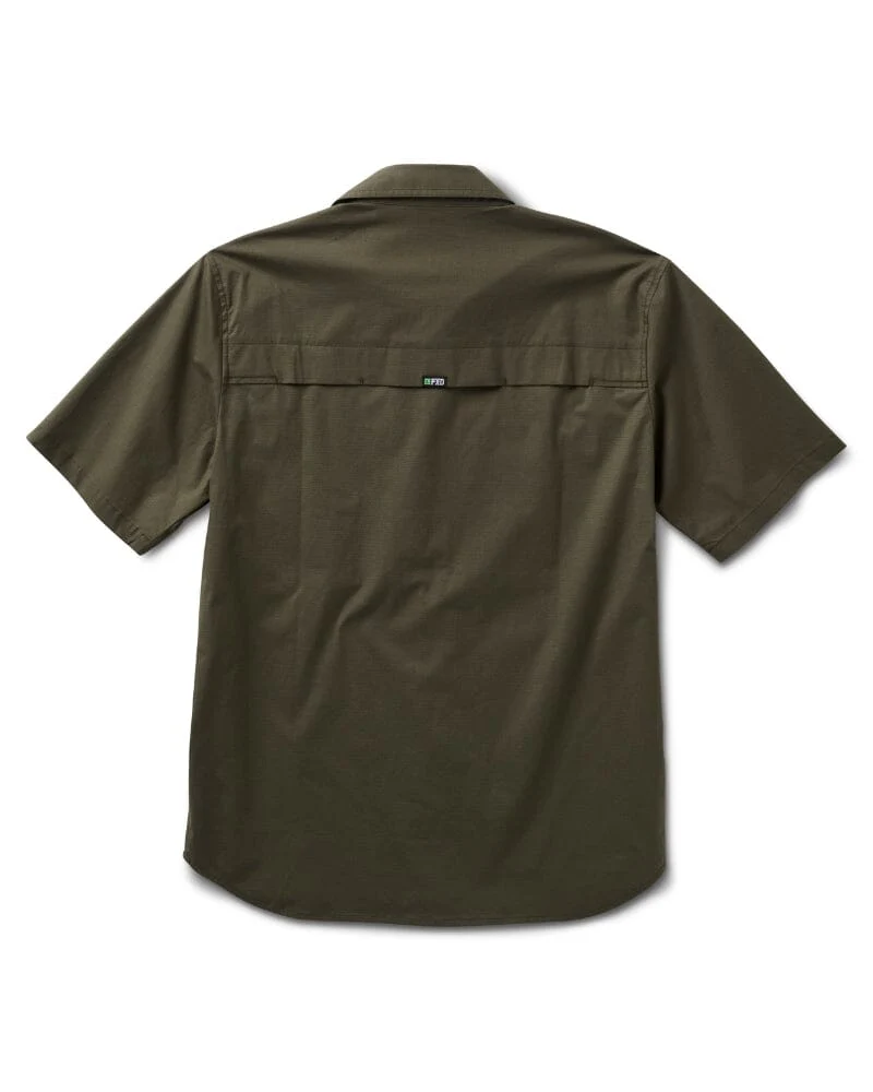 SSH-3 Vented Tech Short Sleeve Shirt - Green