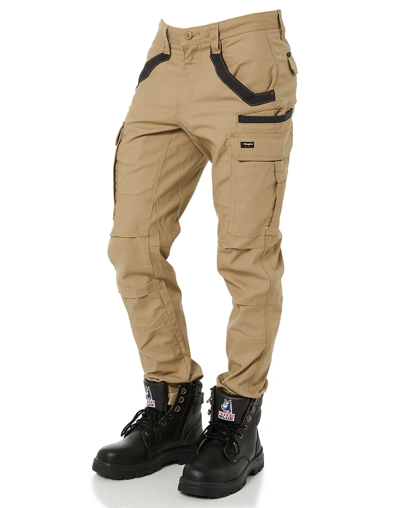 Tradies Stretch Cargo Pant - Khaki