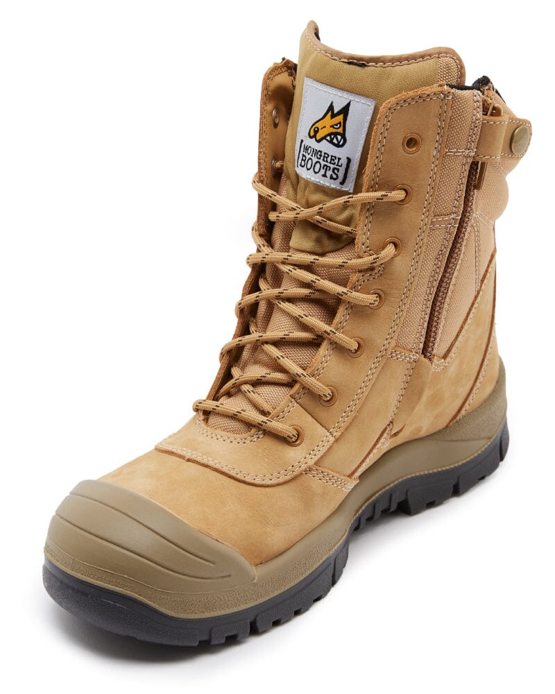 451 High Leg Zipsider Boot with Scuff Cap - Wheat