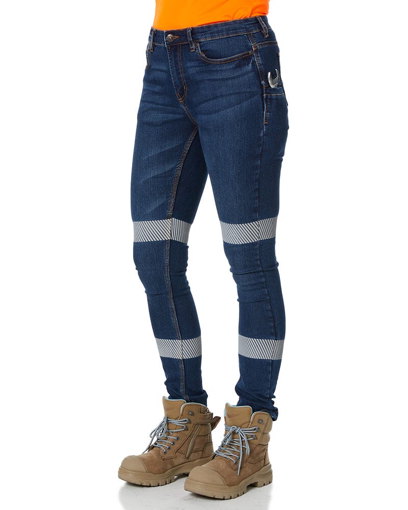 Womens Taped Jegging - Indigo