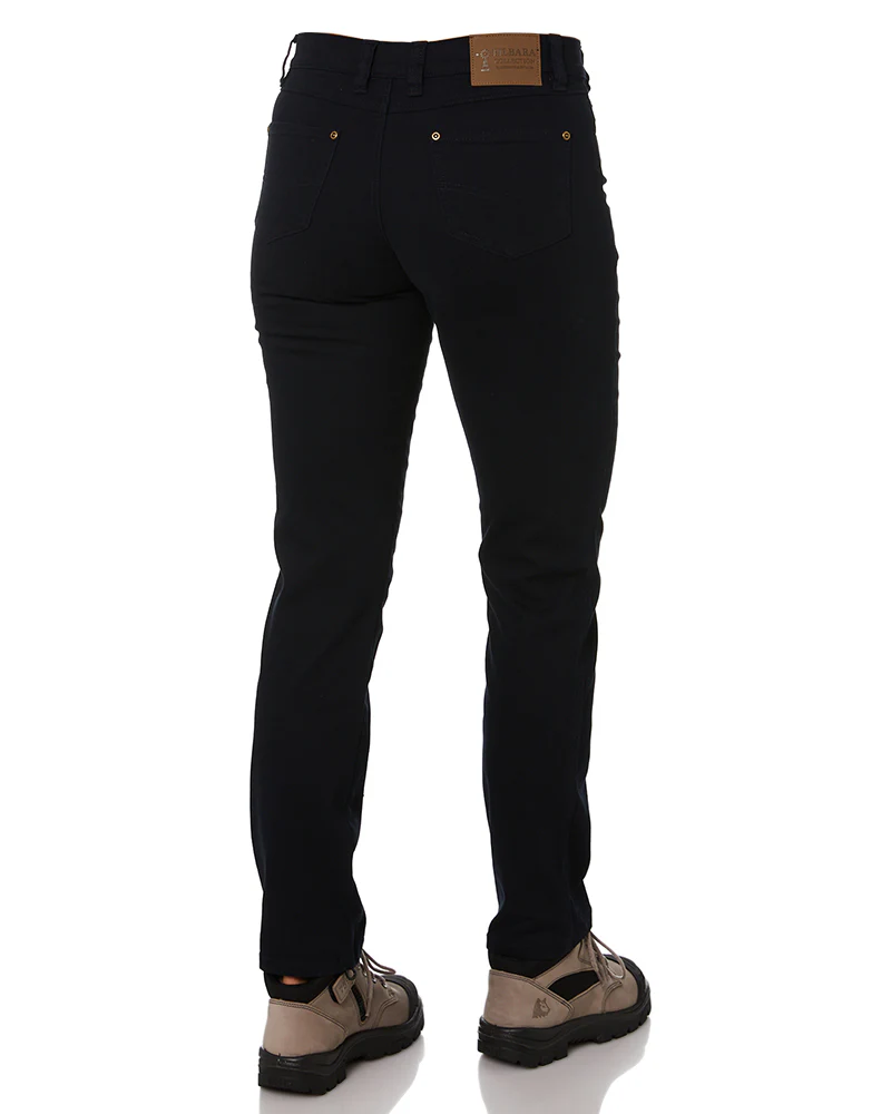 Ladies Cotton Stretch Jeans - Ink