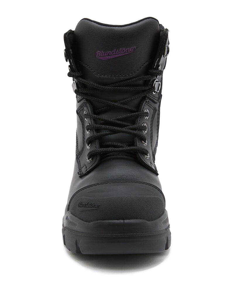 Womens RotoFlex 9961 Zip Side Safety Boot - Black