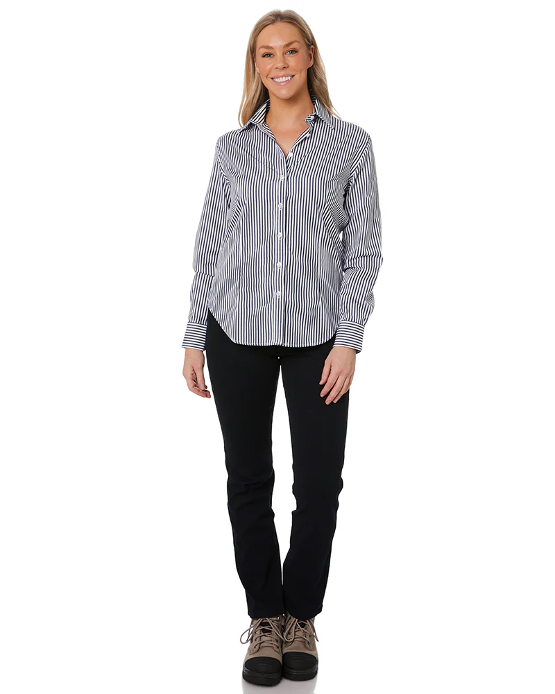 Ladies Cotton Stretch Jeans - Ink