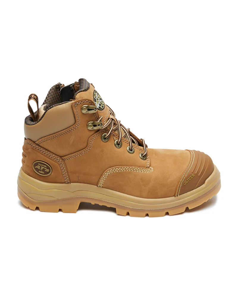 AT 55-350Z Hiker Safety Boot with Zip  - Stone