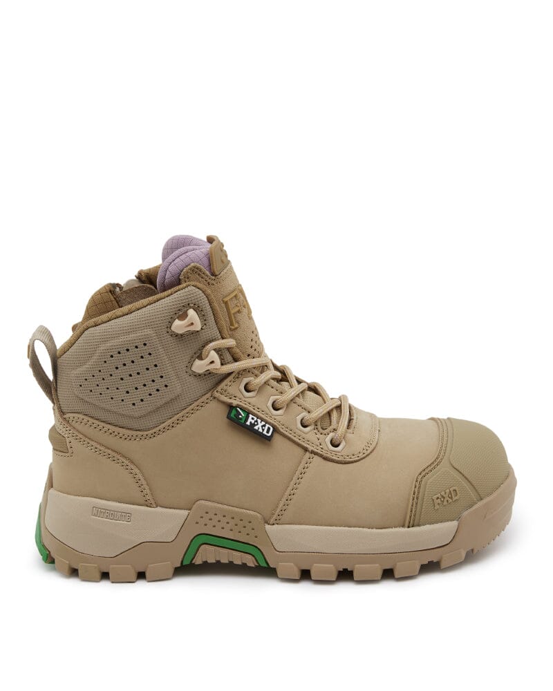 Womens WB-2W Nitrolite Mid Cut Work Boot - Clay/Mauve
