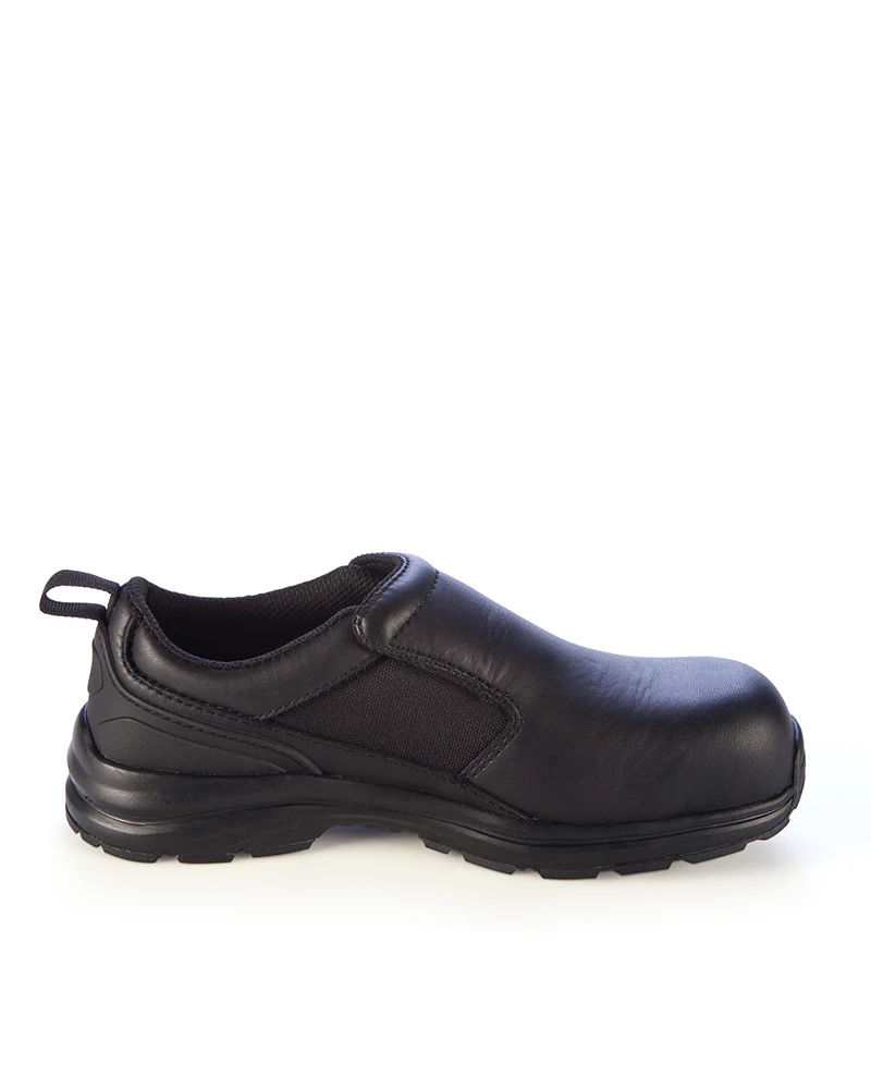 886 Womens Slip On Safety Shoe - Black