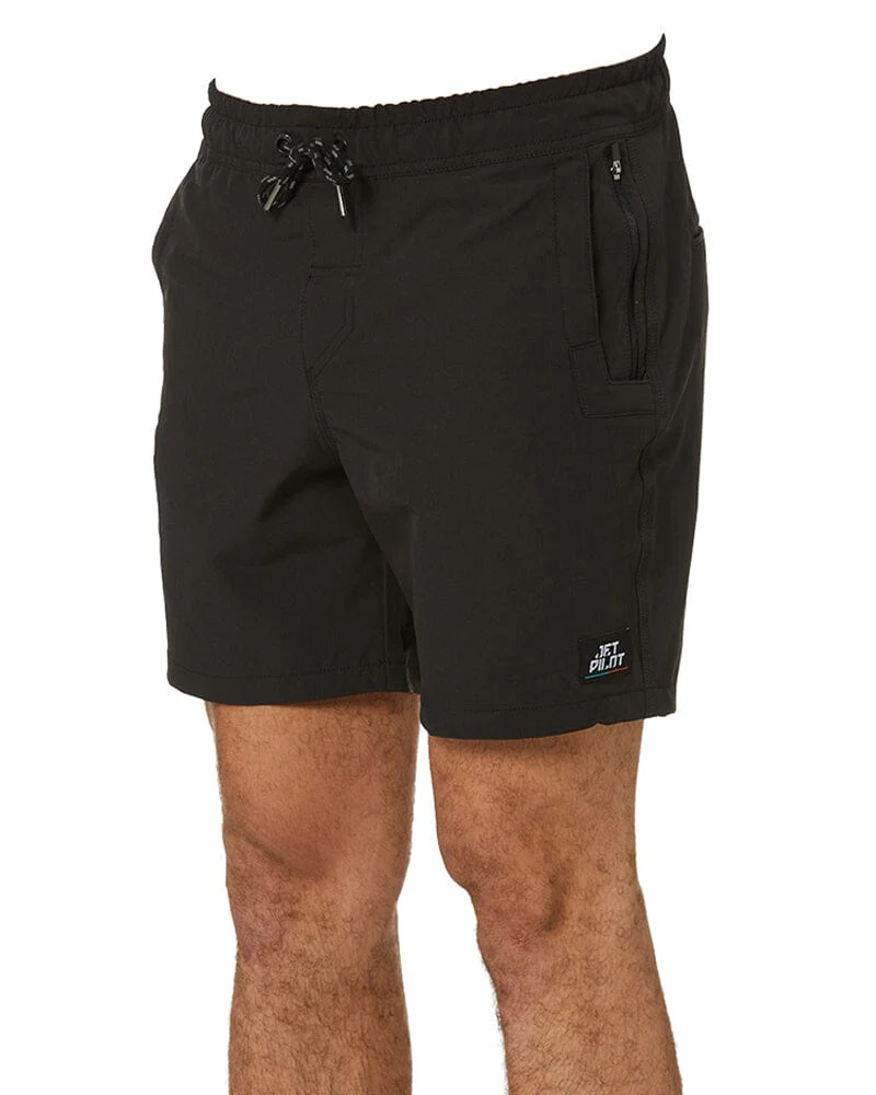 Tradies Jet-Lite Hybrid Shorts Value - Black