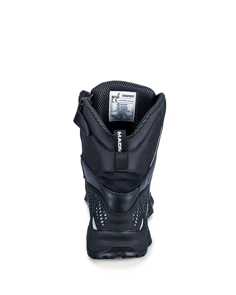 TerraPro Zip Safety Boot - Black