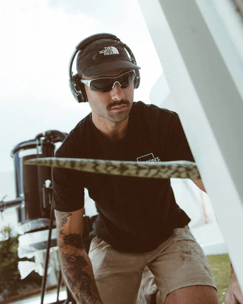 Rev Polarised Safety Glasses - Silver/Smoke