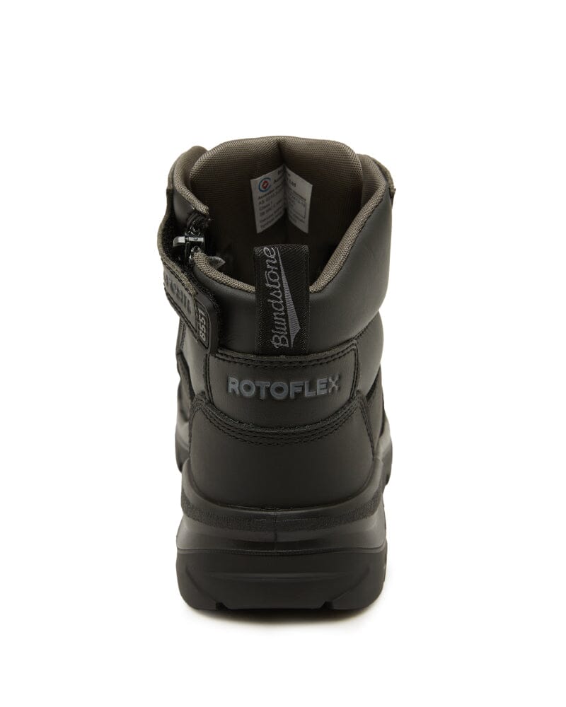 Rotoflex 8551 Zip Sided Safety Boot - Black